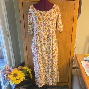 110 Vintage Erica II & Co. Floral Print Women's Dress